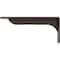 Ekena Millwork Embrey Steel Bracket, Hammered Gray 2"W x 12"D x 5 1/4"H BKTM02X12X05EBHGY - alternate 10